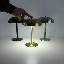 Cordless Mushroom Table Lamp Touch Control Dimmable LED Desk Light Rechargeable Bedroom Night Light Home Decor Gift