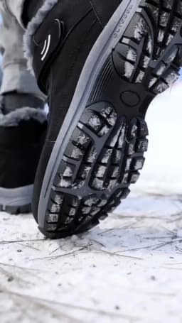 Snow Boots for Men Casual Winter Shoes Platform Non-slip Warm Fur Ankle Boots Plush Combat Outdoor Hiking Motorcycle Boots