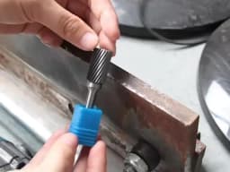 Carbide Burr 6x8m 100mm Extra Long 1/4 Shank Carve Grinde Abrasive Tool Rotary Cut Rasp File Milling Cutter Drill Wood Metal