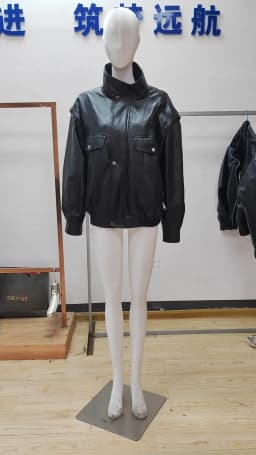 Lautaro Spring Winter Cool Oversized Thicken Warm Black Hard Pu Leather Jacket Women Long Sleeve High Quality American Clothing