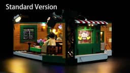 Kyglairng Led Light Kit for LEGO 21319 The Television Series Friends Coffee Shop Centeral Perk (Not Include The Blocks Set )