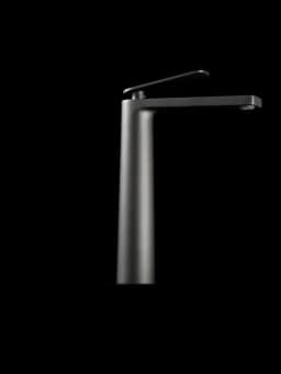 Bathroom White/Gray Bronze Solid Brass Luxury Basin Sink Tall Faucet Single Handle Water Mixer Bath Tap High And Short Style