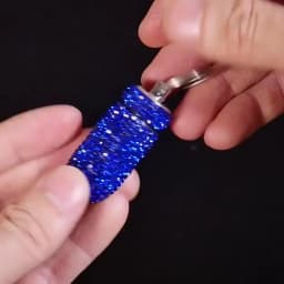 Bling Rhineston Pill Container Portable Pill Bottle Case Waterproof Travel Medicine Box Beautiful Holder Storage with Keychain