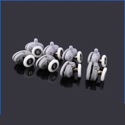 4pcs-8pcs/set New Oval 23mm 25mm ABS Nylon Single Pop Up Pulley Runner Wheel Shower Cabin Sliding Glass Door Rollers Hardware
