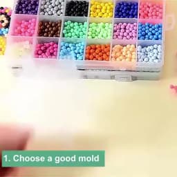 Magical Water Sticky Beads Toy Set DIY Handmade Children Water Spray Magic Crystal Beads Puzzle Craft Kits Kids Educational Toys