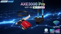 FENVI Wi-Fi 6E 5374Mbps AX210 For Bluetooth5.3 802.11AX 2.4G/5G/6Ghz Wireless PCIE Adapter Network WiFi Card Support PC Win10/11