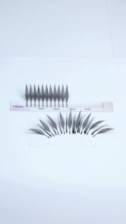 Yelix Feather Lashes Comic Spire Premade Lashes Fans Manga Anime Volume False Eyelashes Extensions for Makeup Tool