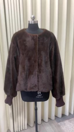 Lautaro Autumn Winter Brown Thick Warm Soft Faux Mink Fur Coat Women Lantern Sleeves Elegant Luxury Chic Fluffy Jacket 2026