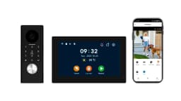 Password 4in1 Unlock HD Wifi Doorbell Video Intercom System For Home Doorphone Tuya Smart 1080P Touch Monitor Security Protect