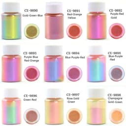 Mirror Chameleons Pigment Pearlescent Epoxy Resin Glitter Magic Discolored Powder Resin Colorant Jewelry Making Tools
