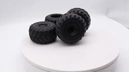 4PCS RC Car Rubber Wheels 12mm Hex Hub Replacement Tires for WLTOYS 144001 MJX Hyper Go 14210 HOSPEED HS14411 Off-Road Parts