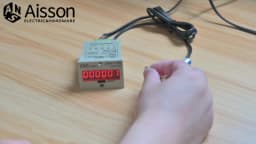 JDM11-6H 6 Digit Electronic Digital Counter Display Hall Sensor Proximity Photoelectric Switch NPN DC12-24V AC110-220V