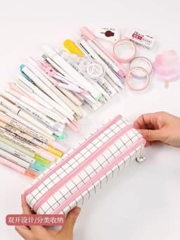 Large Capacity Pencil Case Kawaii Cute Pencil Cases Student Pen Case Big School Supplies Stationery Pencil Bags Box Pencil Pouch
