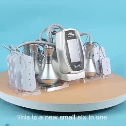 6in1 Tool 80K Cavitation Ultrasonic Body Slimming Machine Multi-Polar Frequency Anti-Wrinkle Rejuvenation Skin Lift Tighten