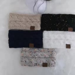 New Plush Headband Winter Warm Wide Elastic Hair Band Solid Wide Turban Ear Warmer Hairband Soft DIY Hair Accessories Headwear