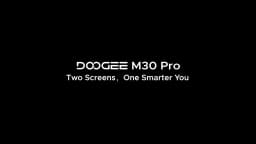 Global Version DOOGEE M30 Pro Smartphone 1.3'' Rear Display 8000mAh 6.88'' Screen 8GB RAM 256GB ROM Gemini Al Android 16 NFC