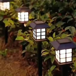 8 Pack Solar Pathway Lights Outdoor Waterproof LED for Garden Yard Patio Walkway Driveway Landscape Lawn Lamp Auto On Decor