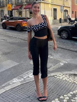 Black Capris Slight Flare Pants Women Y2k Clothes Slim Fit Trousers Pantalones De Mujer Zipper Roupa Feminino Streetwear