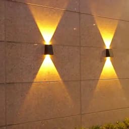 LED Solar Lights Outdoor Solar Powered Wall Lamp Waterproof Outdoor Garden Decorations Sunlight for Street Balcony Villa Lamp