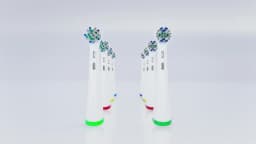 Rotation Replacement Brush Heads Compatible with Oral B iO 2/3/4/5/6/7/7G/8/9/10 Series Electric Toothbrush (4/8/12 Pcs)