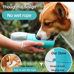 Pet Dog Water Bottle For Small Medium Dogs Cat Hiking Portable Puppy Feeder Leakproof Cat Drinking Bowls French Bulldog Supplies