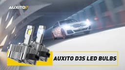 AUXITO 2Pcs D3S LED Headlights HID D1S D4S D2S Turbo LED Canbus Two Sided CSP Chip Plug Play Headlight Bulb 120W 30000LM 6000k