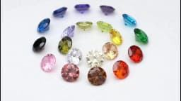 5A Qaulity 1.0~3.0mm Various 20 Colors Loose Cubic Zirconia Stones Round Brilliant Cut Loose CZ Synthetic Gem For Woman Jewelry