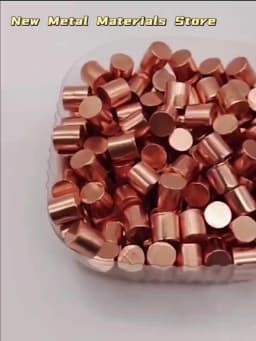 High-Purity Copper Granules, Electrolytic Copper Granules, Elemental Copper Cu99.99%, Specifically for Scientific Research