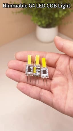 10Pcs Mini G4 LED COB Corn Bulbs 6W AC DC 12V 220V Candle Lights Replace 40W Halogen Lamp For Chandelier Spotlight Decoration