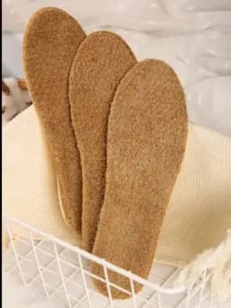 Winter Warm Height Increase Insoles Sports Shock Absorption Shoes Insole for Feet Men Women Fur Shoes Pads Growing Sole 1Pair