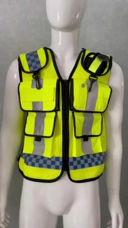 Work Clothing for Men Women Multi-Pocket Mesh Construction Traffic Working Vest Hi Vis Workwer