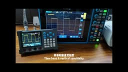 ZEEWEII DSO3D12 3.2 Inch Desktop Digital Oscilloscope 120M Bandwidth Dual Channel Multimeter and Signal generator 3 in 1