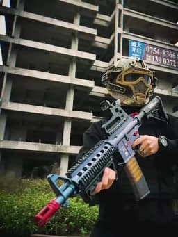M4A1/M416 Electric Continuous Firing Shell Throwing Soft Bullet Toy Gun Assault Rifle Outdoor Shooting Games Christmas Gift