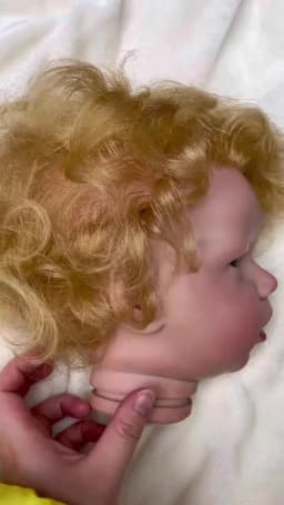 50CM/70CM Liam Bebe Reborn Doll Kits Handmade Painted/Unpainted Realistic Cute Newborn Doll Parts With Teeth Kit Bebé Reborn