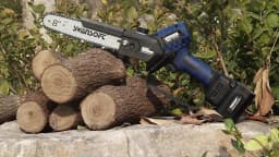 Electric Mini Chainsaw 6-Inch Cordless Woodworking Handheld Garden Electric Saw Cutting Power Tool Fit SWANSOFT 21V Battery