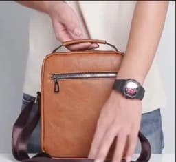 Men's Durable Shoulder Bag High Quality Leather Cross Body Sling Bags Travel Crossbody Fashion Pack for Male