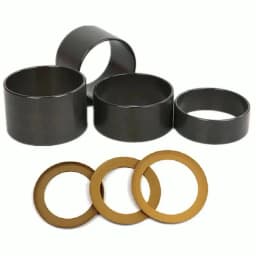 1Set Pump Piston Ring Oil-Free Mute Air Compressor Cylinder Replacement For 550/600/1500/1600W Pneumatic Parts