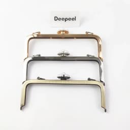 1/2Pcs Deepeel 20cm Metal Purse Frame Bag Handle Handbag Kiss Clasp Woven Bags Sewing Brackets Handles Crafts Accessories