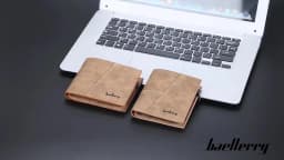 Baellerry High Quality Luxury Men Wallets Small Short Coin Pocket Male Purse Brand Card Holder PU Leather Men Wallets