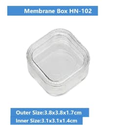 Gemstone Display Holder Case Membrane Bead Jewelry Box Elastic Film Chip Tooth Ring Pendant Loose Diamond Packaging Storage Box