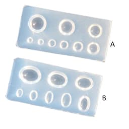 Decoration Silicone Mold Using on Acrylic False Nails Gel Nails Artificial Nails Oval Round Art Molds Y08E