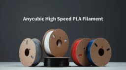 ANYCUBIC 1kg/Roll High-Speed PLA Filament 1.75mm Plastic For 3D Printer Rubber Consumables Material For ANYCUBIC KOBRA 2 Series