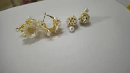 White Shell Flower Pearl Stud Earrings For Women Ball Double Side Elegant Earrings set Exquisite Vintage Fashion Jewelry
