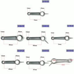 1Pc Air Compressor Connecting Rod Tone Aluminum Alloy Bore Air Compressor Connecting Link Rod For Air Compressor Spare Part