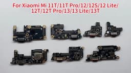 For Xiaomi Mi 12 Lite 12S 12T 12X 13 Ultra 13T 14 Pro 14T 15 15T USB Charge Port Jack Dock Connector Charging Board Flex Cable