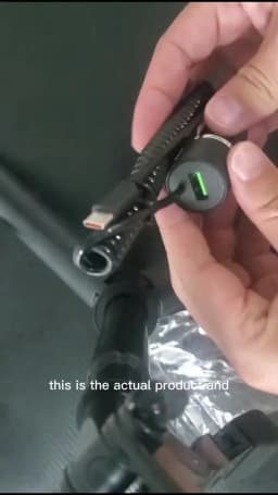 EDEBA Metal USB Car Charger with Type C Cable 12V Super Fast Charging Vehicle Adapter 2 in 1 for iPhone Samsung Huawei VIVO OPPO