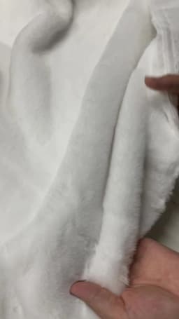Size 50x50cm Imitate Rabbit Fur Plush Fabric Thickened Polyester Artificial Wool Doll Cotton Doll Material Decorative Padding