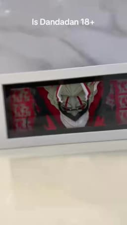 Anime LED Night Light Box Dandadan for Children Bedroom Decoration Nightlight Lightbox Manga 3d Paper Cut Desk Lamp Dandadan