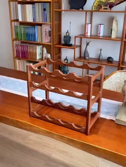 Red Wine Rack Decoration Household Wine Display Rack Table Creative Wine Bottle Rack Simple Wine Cabinet Assemble Storage Rack