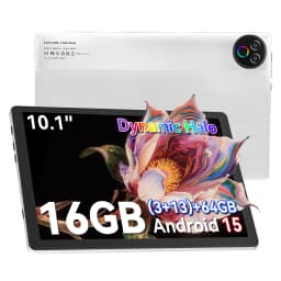 URAO 10.1" Android 15 Five-Core Tablet 20GB RAM 64GB HD LCD with Storage Carry Bag for Student School Travel Learning Kit